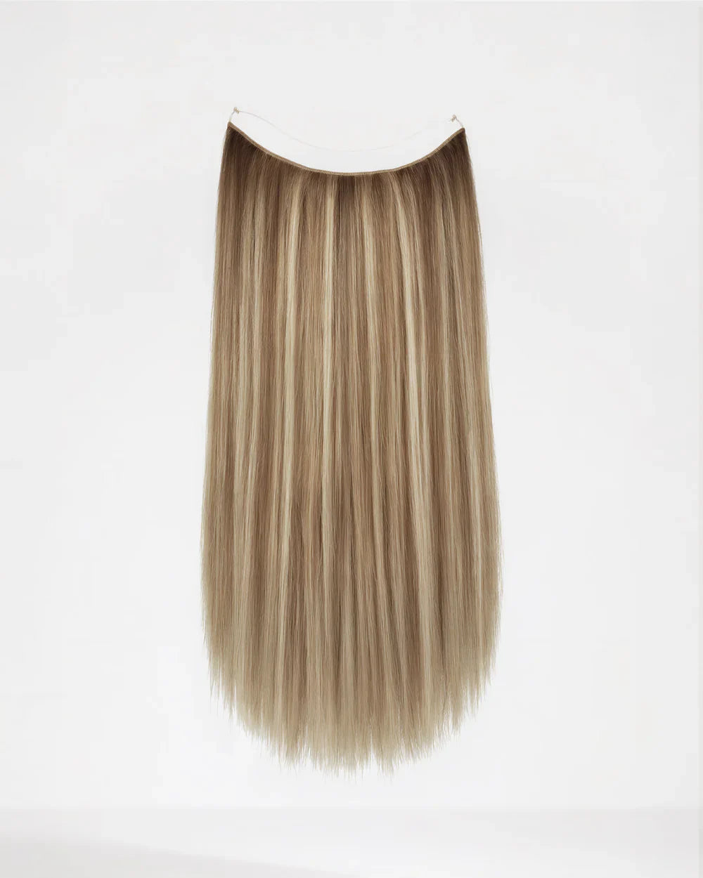 Halo straight hair extensions
